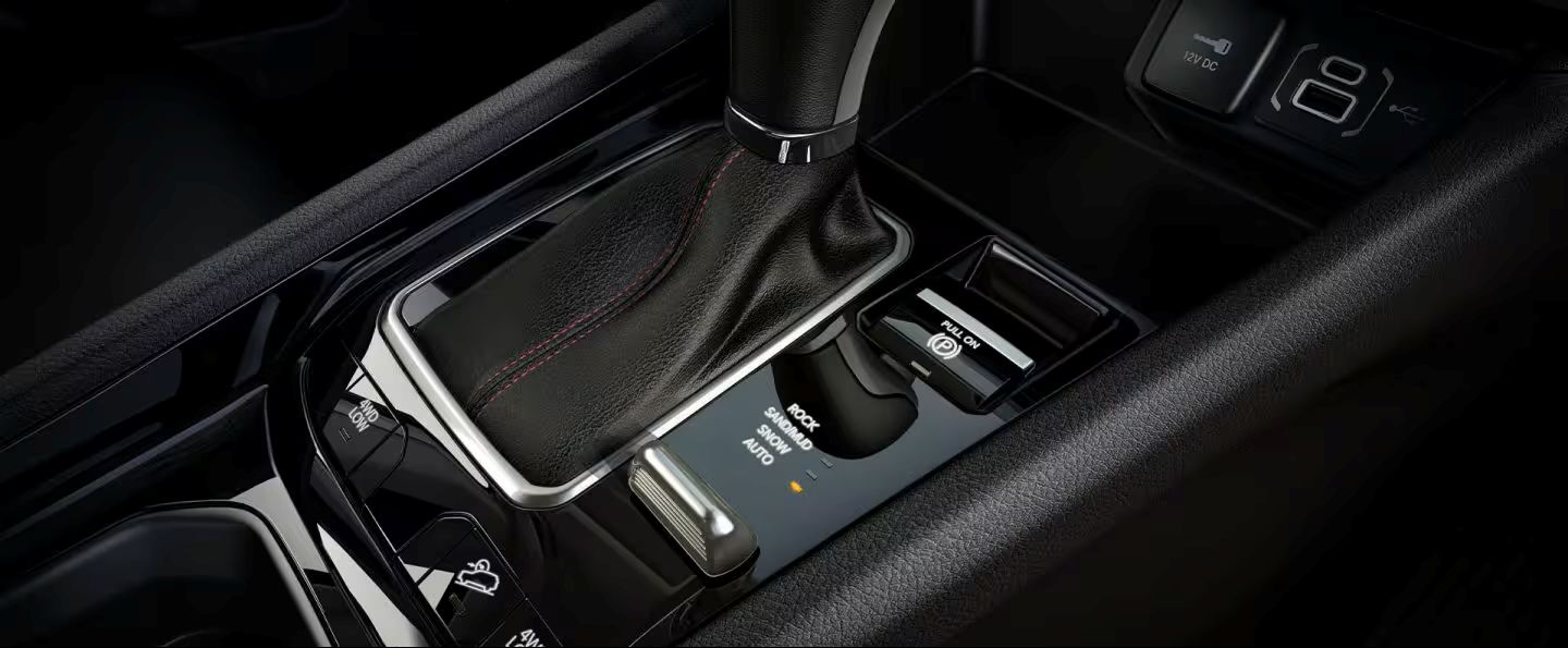 Jeep Compass transmission shifter and Selec-Terrain selector
