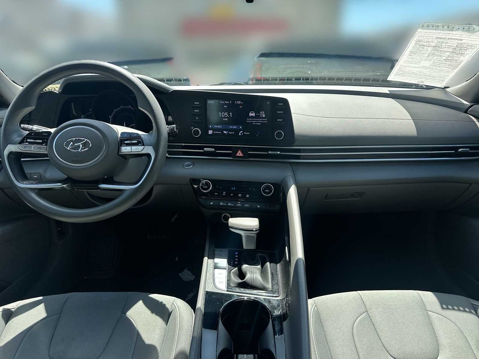 2023 Hyundai Elantra Hybrid Blue