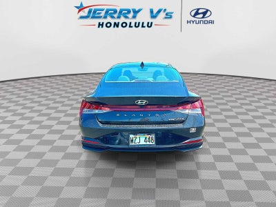 2023 Hyundai Elantra Hybrid Blue