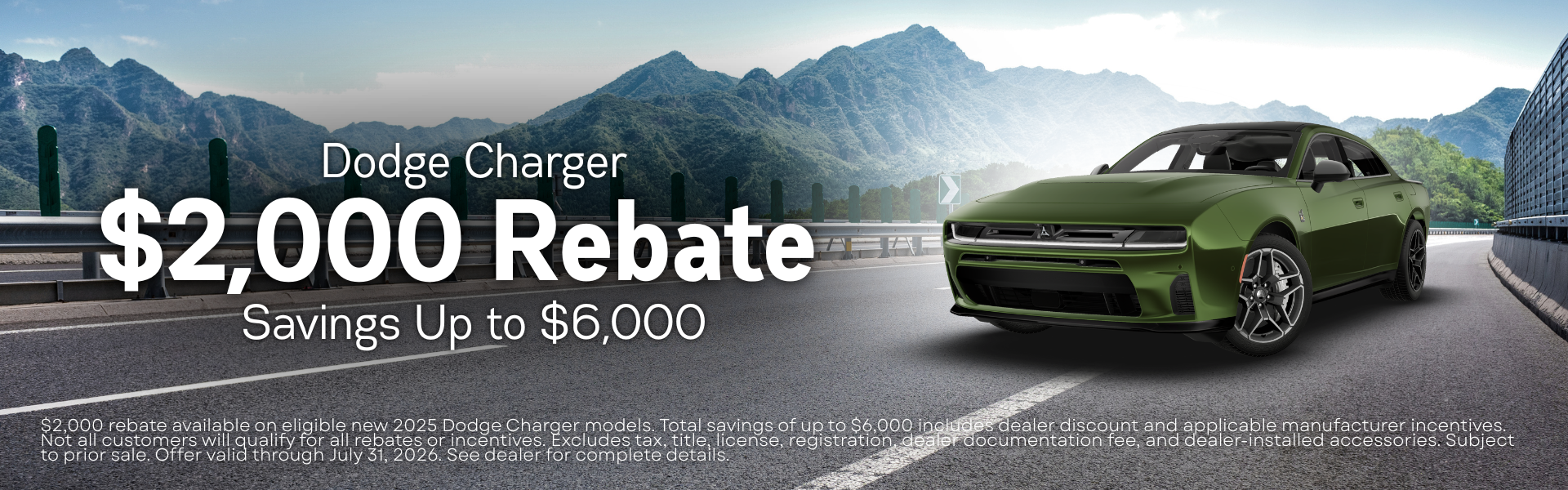 $2,000 Rebate