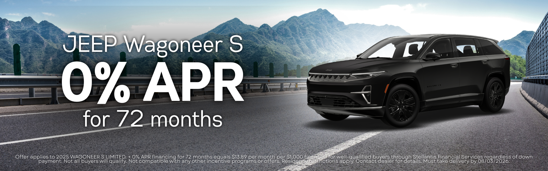 0% APR on Wagoneer S